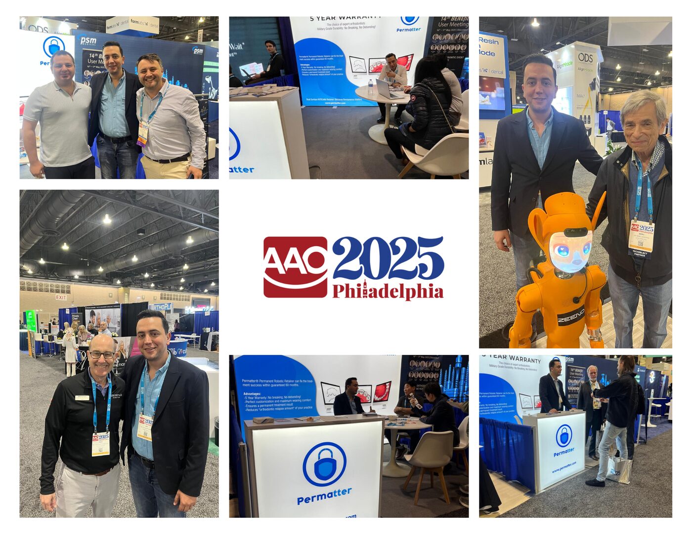 Permatter booth at the AAO 2025 Annual Session, Philadelphia